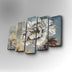 Tablou canvas 5 bucăți 5PUC-011, Multicolor, 82x50x3 cm, SKU 747AFV1211, imagine 1