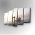 Tablou canvas 5 bucăți 5PUC-024, Multicolor, 82x50x3 cm, SKU 747AFV1224, imagine 1