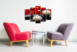 Tablou canvas 5 bucăți 5PUC-045, Multicolor, 82x50x3 cm