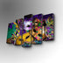 Tablou canvas 5 bucăți 5PUC-107, Multicolor, 82x50x3 cm, SKU 747AFV1308, imagine 1