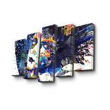 Tablou canvas 5 bucăți 5Pabswc-02, Multicolor, 82x50x3 cm