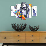 Tablou canvas 5 bucăți 5Pabswc-03, Multicolor, 82x50x3 cm