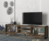Comodă TV Lost, Nuc - Negru, 184.5x34x45 cm, SKU 756FRN3066, imagine 3