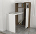 Birou Mia, Alb - Nuc, 72.1x45x120 cm, SKU 756FRN3802, imagine 2
