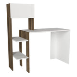 Birou Bumin, Alb - Nuc, 45x22x120 cm