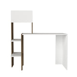 Birou Bumin, Alb - Nuc, 45x22x120 cm