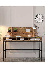 Birou Loft, Pin atlantic, 120x52x75 cm