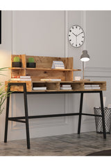 Birou Loft, Pin atlantic, 120x52x75 cm