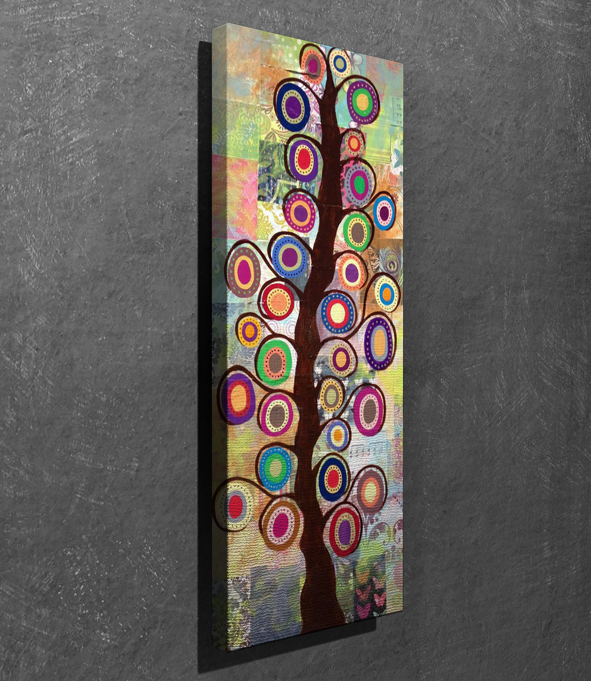 Tablou canvas PC075, Multicolor, 30x80x3 cm