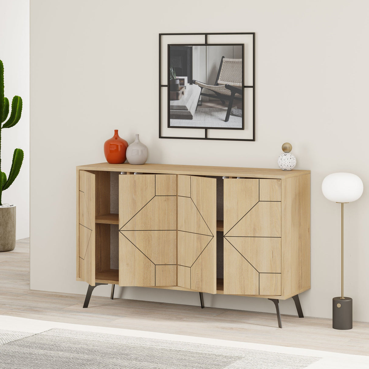 Mobilier Dune 184x35 - Stejar, SKU 776HMS2508