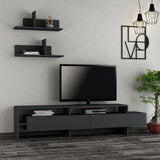 Comodă TV Gara, Diverse culori, 180x32x42 cm - Antracit | SKU: 776HMS3014 | Comodă TV Gara, 180x32x42 cm, varianta Antracit, produs pentru amenajarea locuinței, disponibil online în România la CasaMob