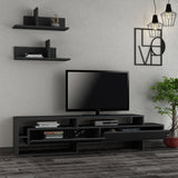 Comodă TV Gara, Diverse culori, 180x32x42 cm - Antracit | SKU: 776HMS3014 | Comodă TV Gara, 180x32x42 cm, varianta Antracit, produs pentru amenajarea locuinței, disponibil online în România la CasaMob