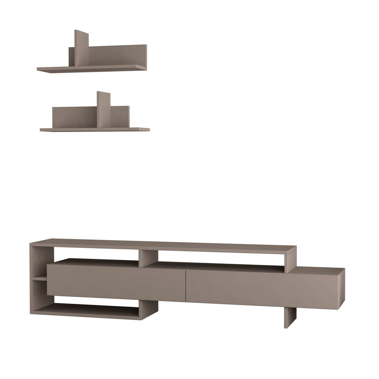 Comodă TV Gara, Diverse culori, 180x32x42 cm - Moca deschis | SKU: 776HMS3017 | Comodă TV Gara, 180x32x42 cm, varianta Moca deschis, produs pentru amenajarea locuinței, disponibil online în România la CasaMob