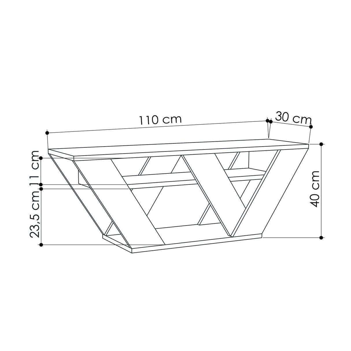Comodă TV Pipralla, Diverse culori, 110x30x40 cm - Moca deschis | SKU: 776HMS3038 | Comodă TV Pipralla, 110x30x40 cm, varianta Moca deschis, produs pentru amenajarea locuinței, disponibil online în România la CasaMob