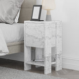 Noptieră Ema, Diverse culori, 30x30x55 cm - Carrara marble | SKU: 776HMS3439 | Noptieră Ema, 30x30x55 cm, varianta Carrara marble, produs pentru amenajarea locuinței, disponibil online în România la CasaMob