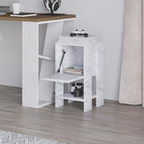 Noptieră Ema, Diverse culori, 30x30x55 cm - Carrara marble | SKU: 776HMS3439 | Noptieră Ema, 30x30x55 cm, varianta Carrara marble, produs pentru amenajarea locuinței, disponibil online în România la CasaMob