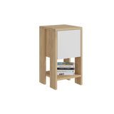 Noptieră Ema, Diverse culori, 30x30x55 cm - Stejar safir - Alb | SKU: 776HMS6201 | Noptieră Ema, 30x30x55 cm, varianta Stejar safir - Alb, produs pentru amenajarea locuinței, disponibil online în România la CasaMob