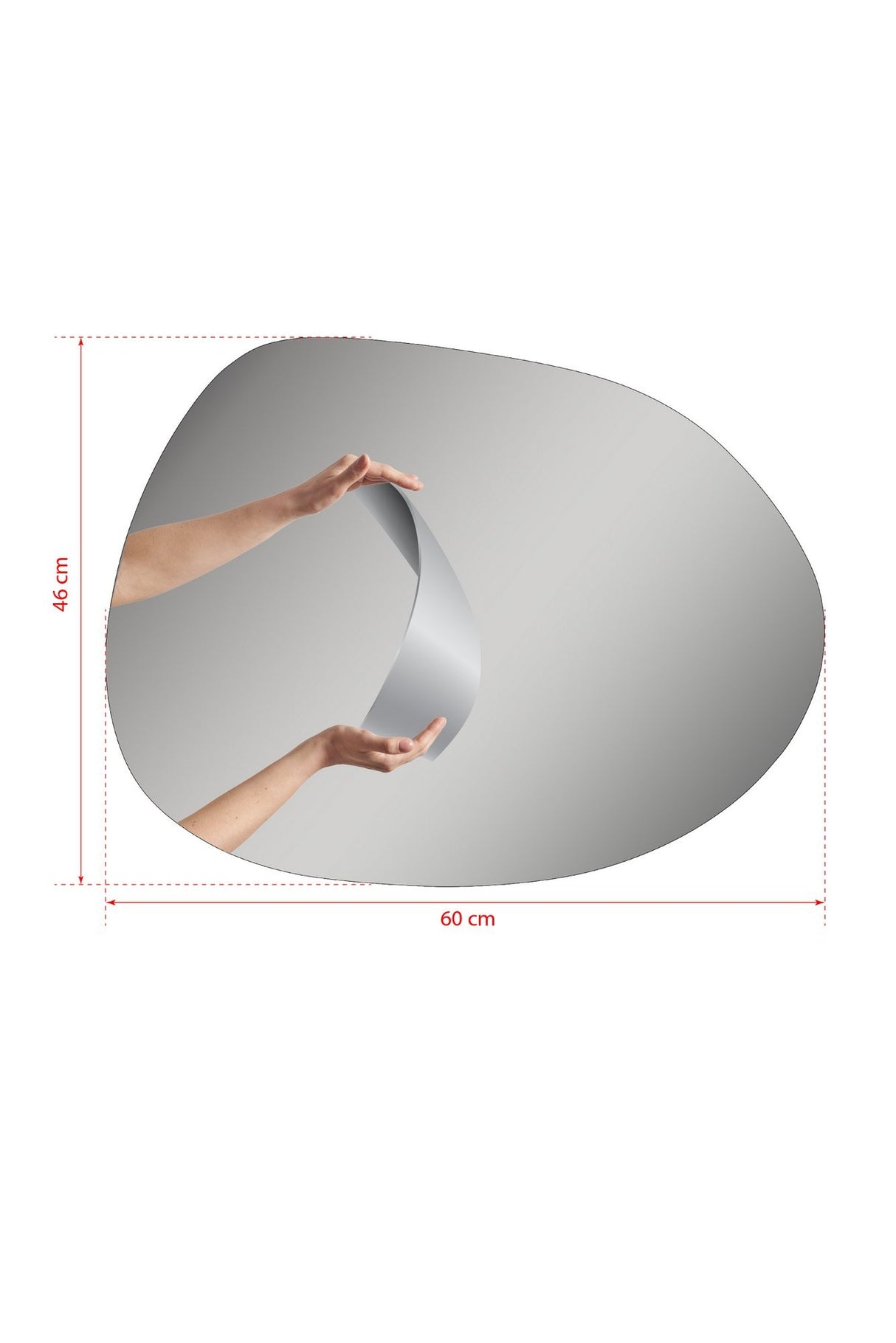 Oglindă decorativă cu LED Piago, Diverse culori, 60x46 cm - Oglindă decorativă cu LED Piago, Diverse culori, 60x46 cm, SKU 782MRL1104, imagine 18