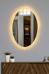 Oglindă decorativă cu LED Belrosa, Diverse culori, 40x60 cm - Oglindă decorativă cu LED Belrosa, Diverse culori, 40x60 cm, SKU 782MRL1106, imagine 1