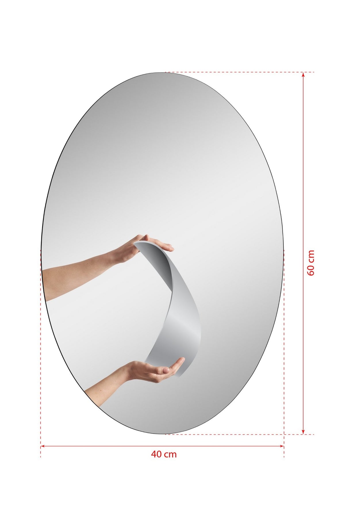 Oglindă decorativă cu LED Belrosa, Diverse culori, 40x60 cm - Oglindă decorativă cu LED Belrosa, Diverse culori, 40x60 cm, SKU 782MRL1107, imagine 14