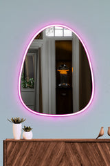 Oglindă decorativă cu LED Quippy, Diverse culori, 50x60 cm - Oglindă decorativă cu LED Quippy, Diverse culori, 50x60 cm, SKU 782MRL1111, imagine 8