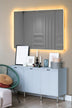 Oglindă decorativă cu LED Dreptunghiulară, Diverse culori, 60x80 cm, SKU 782MRL1130, imagine 1