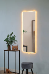 Oglindă decorativă cu LED Dreptunghiulară, Diverse culori, 20x80 cm - Oglindă decorativă cu LED Dreptunghiulară, Diverse culori, 20x80 cm, SKU 782MRL1138, imagine 1