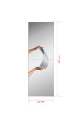 Oglindă decorativă cu LED Dreptunghiulară, Diverse culori, 20x80 cm - Oglindă decorativă cu LED Dreptunghiulară, Diverse culori, 20x80 cm, SKU 782MRL1138, imagine 9