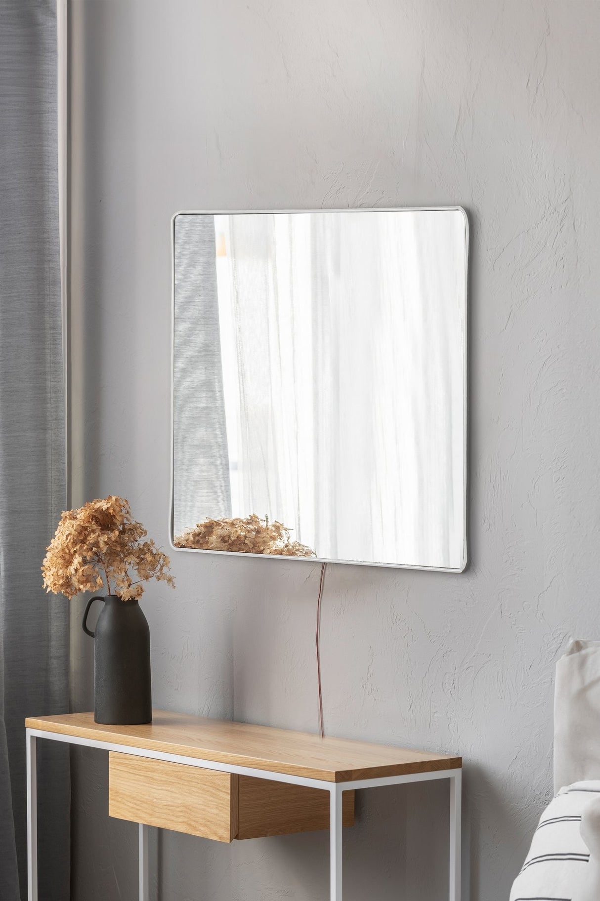 Oglindă decorativă cu LED Pătrată, Diverse culori, 50x50 cm - Oglindă decorativă cu LED Pătrată, Diverse culori, 50x50 cm, SKU 782MRL1149, imagine 19
