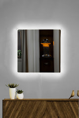 Oglindă decorativă cu LED Pătrată, Diverse culori, 30x30 cm - Oglindă decorativă cu LED Pătrată, Diverse culori, 30x30 cm, SKU 782MRL1153, imagine 17