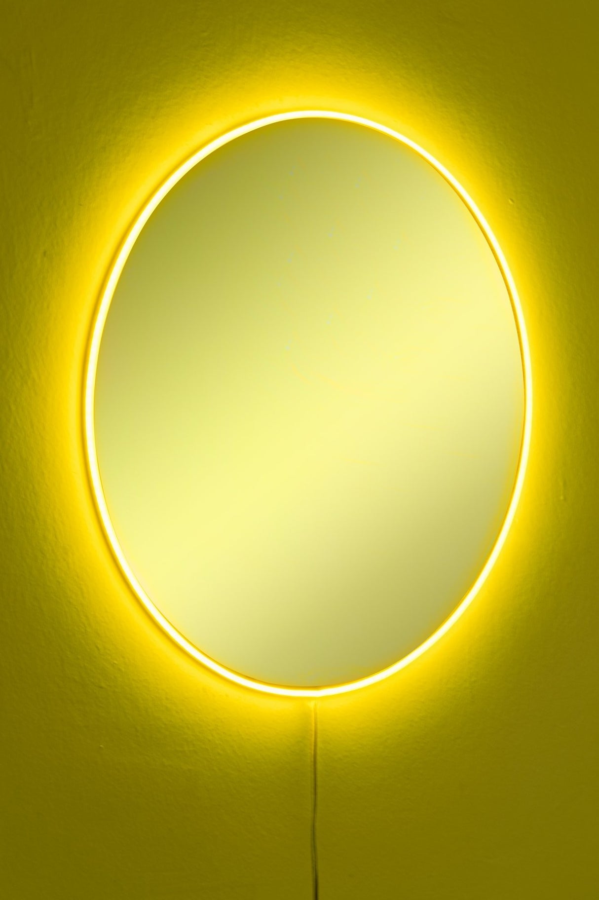 Oglindă decorativă cu LED Rotundă, Diverse culori, Ø40 cm - Oglindă decorativă cu LED Rotundă, Diverse culori, Ø40 cm, SKU 782MRL1163, imagine 2