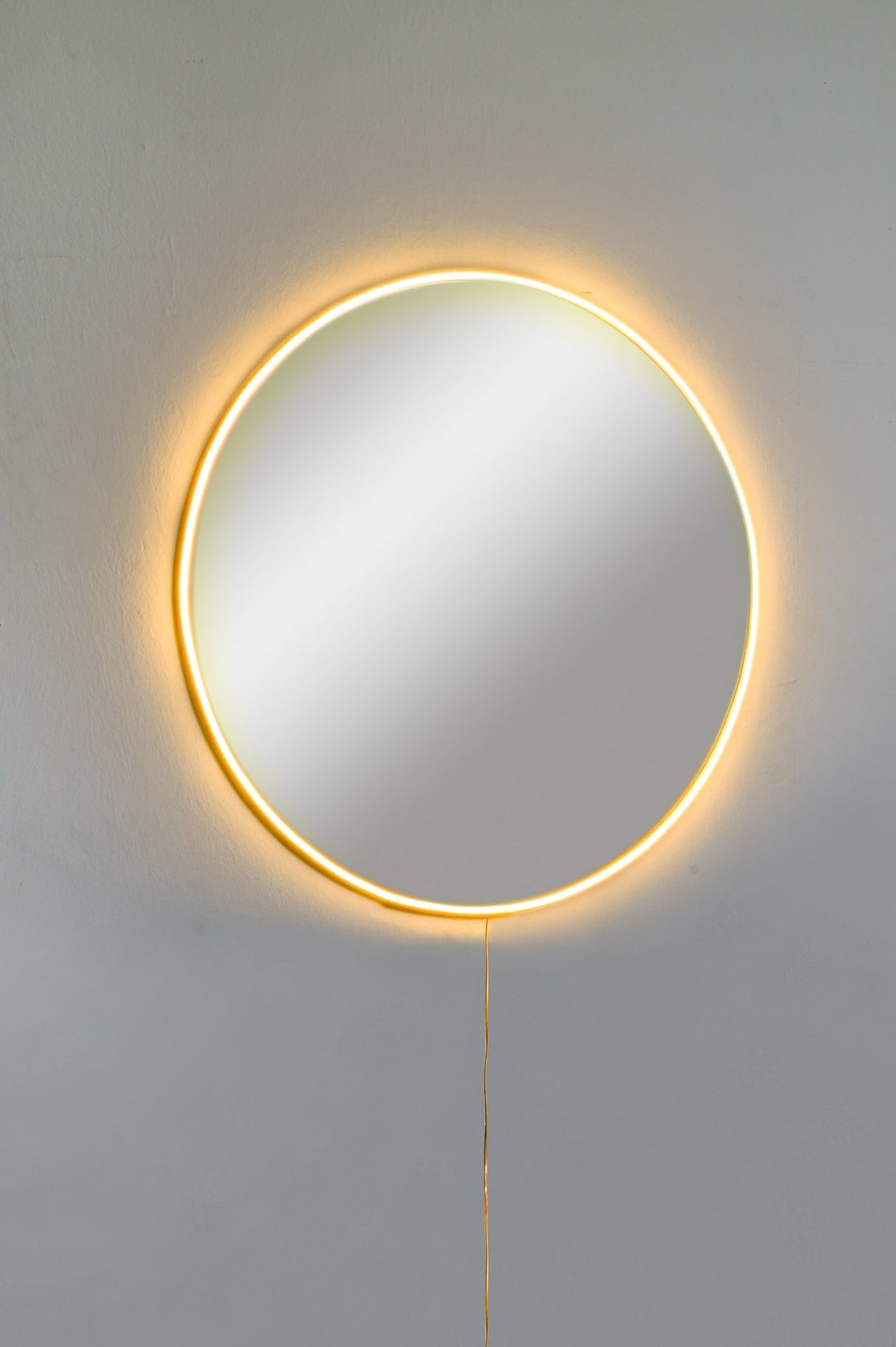 Oglindă decorativă cu LED Rotundă, Diverse culori, Ø60 cm - Oglindă decorativă cu LED Rotundă, Diverse culori, Ø60 cm, SKU 782MRL1167, imagine 2