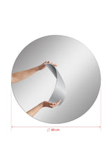 Oglindă decorativă cu LED Rotundă, Diverse culori, Ø60 cm - Oglindă decorativă cu LED Rotundă, Diverse culori, Ø60 cm, SKU 782MRL1167, imagine 8