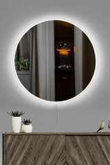 Oglindă decorativă cu LED Rotundă, Diverse culori, Ø60 cm - Oglindă decorativă cu LED Rotundă, Diverse culori, Ø60 cm, SKU 782MRL1169, imagine 17