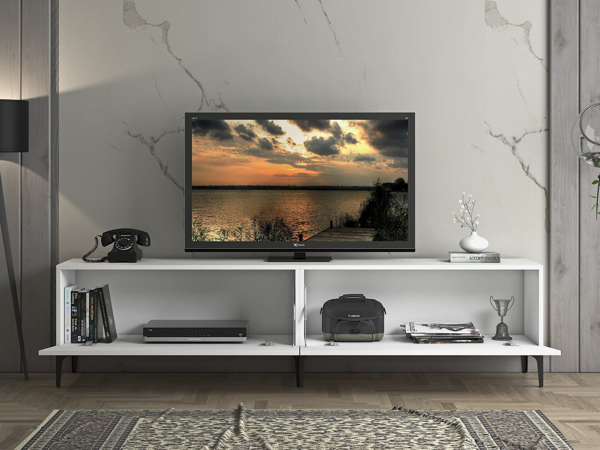 Comodă TV FRN-12003, Alb, 200x40x47 cm