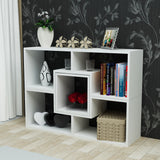 Bibliotecă Beled, Alb, 105x30x76 cm
