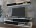 Alb - Negru | SKU: 788DEC3061 | Comodă TV Sims, 176x32x39 cm, varianta Alb - Negru, produs pentru amenajarea locuinței, disponibil online în România la CasaMob