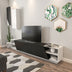 Negru - Alb | SKU: 788DEC3090 | Comodă TV Zebra, 240x38x47 cm, varianta Negru - Alb, produs pentru amenajarea locuinței, disponibil online în România la CasaMob