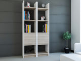 Bibliotecă Esbi 102, Diverse culori, 66x30x150 cm - Alb - Cordoba | SKU: 788DEC3618 | Bibliotecă Esbi 102, 66x30x150 cm, varianta Alb - Cordoba, produs pentru amenajarea locuinței, disponibil online în România la CasaMob