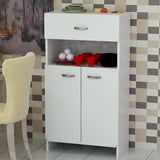Dulap Multifunctional Raw, Alb, 60x102x32 cm