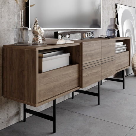 Comodă TV Derin, Diverse culori, 180x37x65 cm