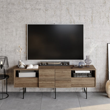 Comodă TV Derin, Diverse culori, 180x37x65 cm