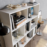 Bibliotecă Mistico, Diverse culori, 120x30x132 cm - Alb | SKU: 788DEC4028 | Bibliotecă Mistico, 120x30x132 cm, varianta Alb, produs pentru amenajarea locuinței, disponibil online în România la CasaMob