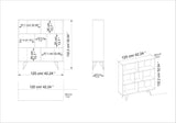 Bibliotecă Mistico, Diverse culori, 120x30x132 cm - Nuc | SKU: 788DEC4029 | Bibliotecă Mistico, 120x30x132 cm, varianta Nuc, produs pentru amenajarea locuinței, disponibil online în România la CasaMob