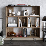 Bibliotecă Mistico, Diverse culori, 120x30x132 cm - Nuc | SKU: 788DEC4029 | Bibliotecă Mistico, 120x30x132 cm, varianta Nuc, produs pentru amenajarea locuinței, disponibil online în România la CasaMob