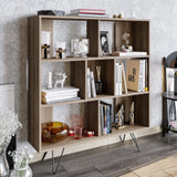 Bibliotecă Mistico, Diverse culori, 120x30x132 cm - Nuc | SKU: 788DEC4029 | Bibliotecă Mistico, 120x30x132 cm, varianta Nuc, produs pentru amenajarea locuinței, disponibil online în România la CasaMob