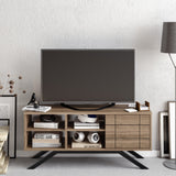 Comodă TV North, Diverse culori, 130x59x39 cm - Negru - Nuc | SKU: 788DEC4036 | Comodă TV North, 130x59x39 cm, varianta Negru - Nuc, produs pentru amenajarea locuinței, disponibil online în România la CasaMob