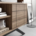 Negru - Nuc | SKU: 788DEC4036 | Comodă TV North, 130x59x39 cm, varianta Negru - Nuc, produs pentru amenajarea locuinței, disponibil online în România la CasaMob