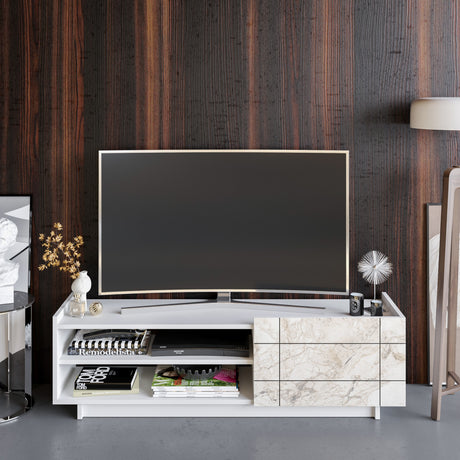 Comodă TV Valantina, Diverse culori, 140x37x41 cm