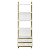 Bibliotecă Frida 60 Cm, Alb, 59x35x191 cm